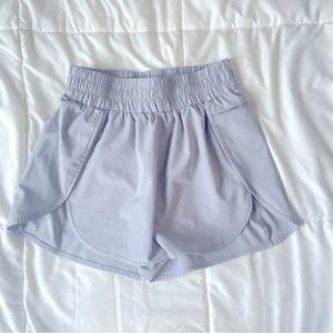 Light Grey Blooming Jelly Athletic Shorts